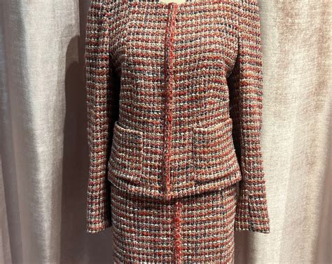 tweed de chanel jewelry|vintage chanel tweed suit.